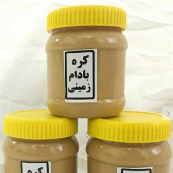 کره بادام زمینی (هانی) تهیه شده از بادام ترد و تازه آستانه برای دوستداران سلامتی